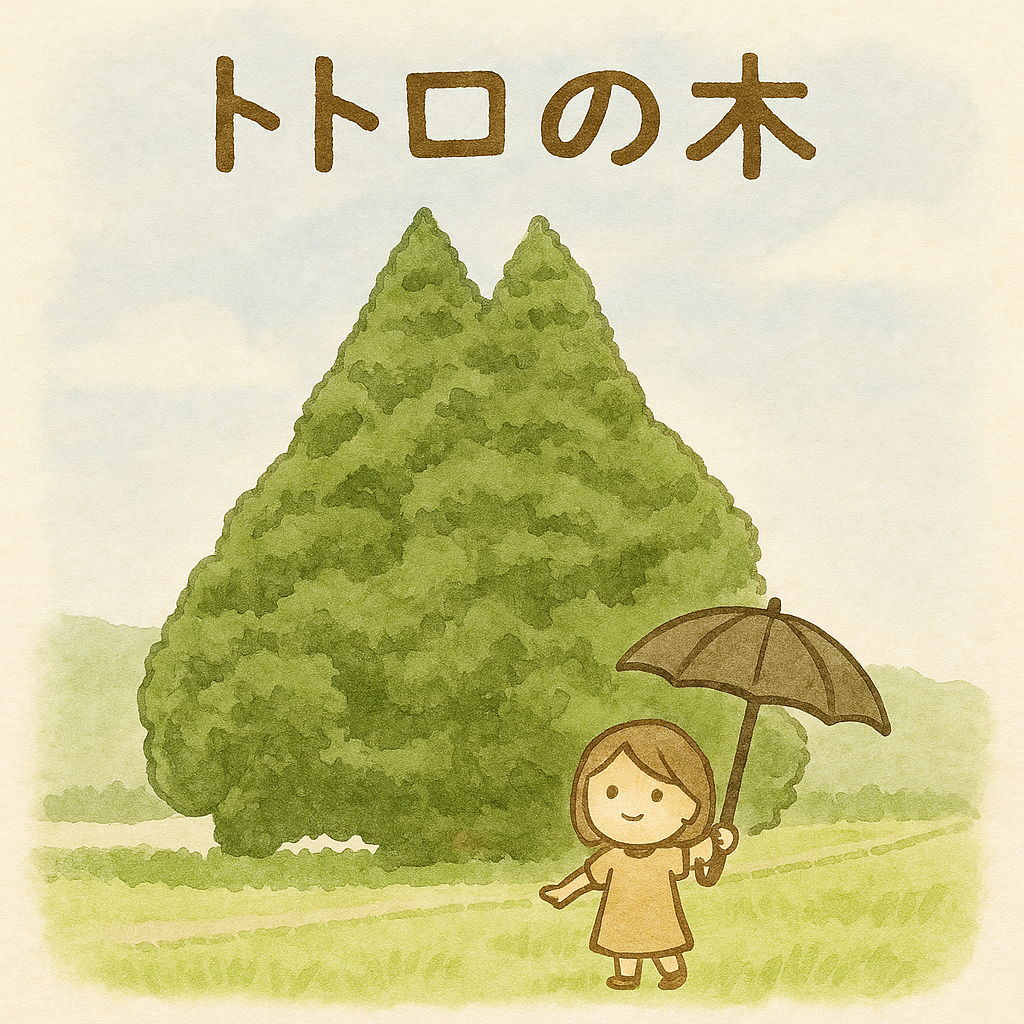 トトロの木のイラスト