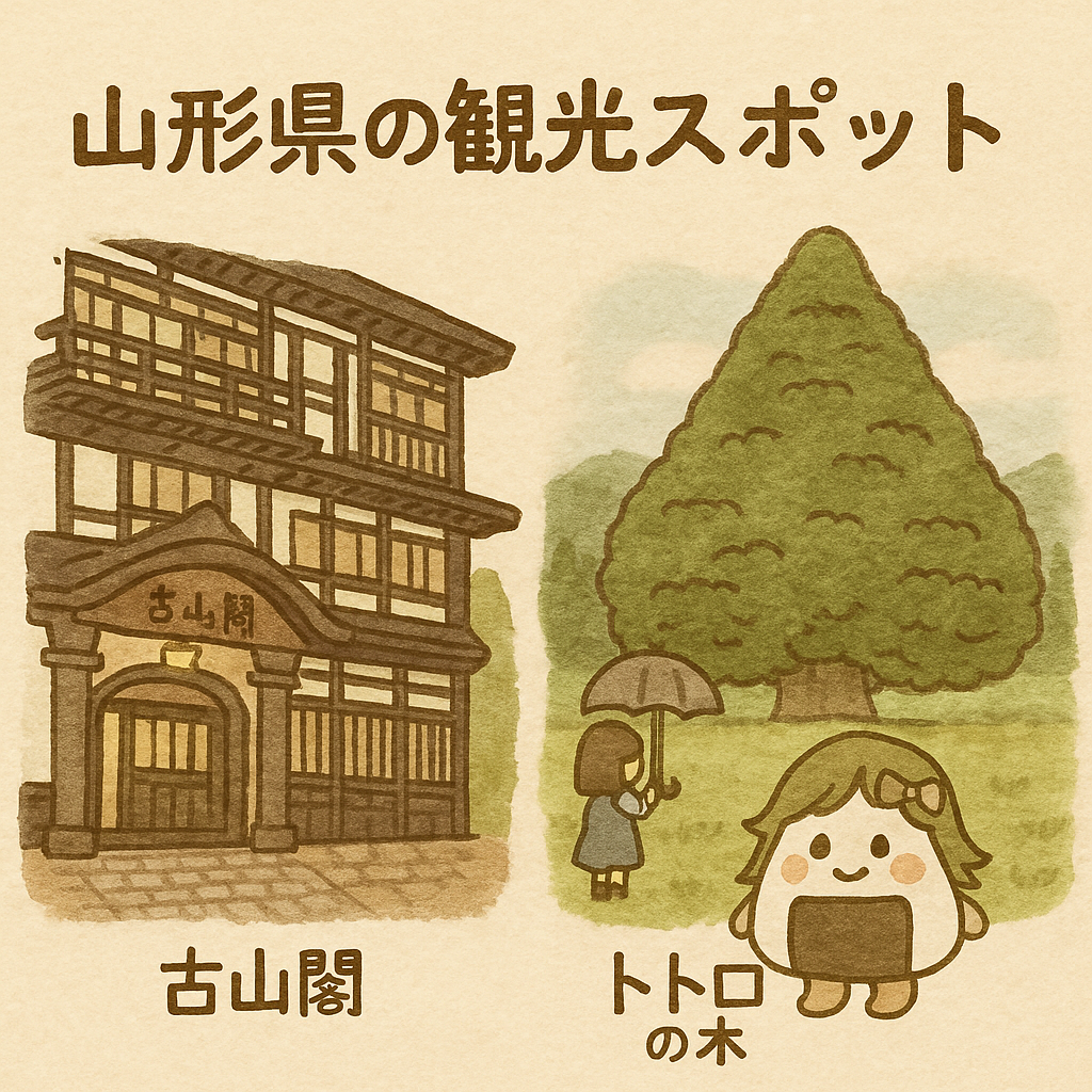 古山閣のイラスト トトロの木のイラスト