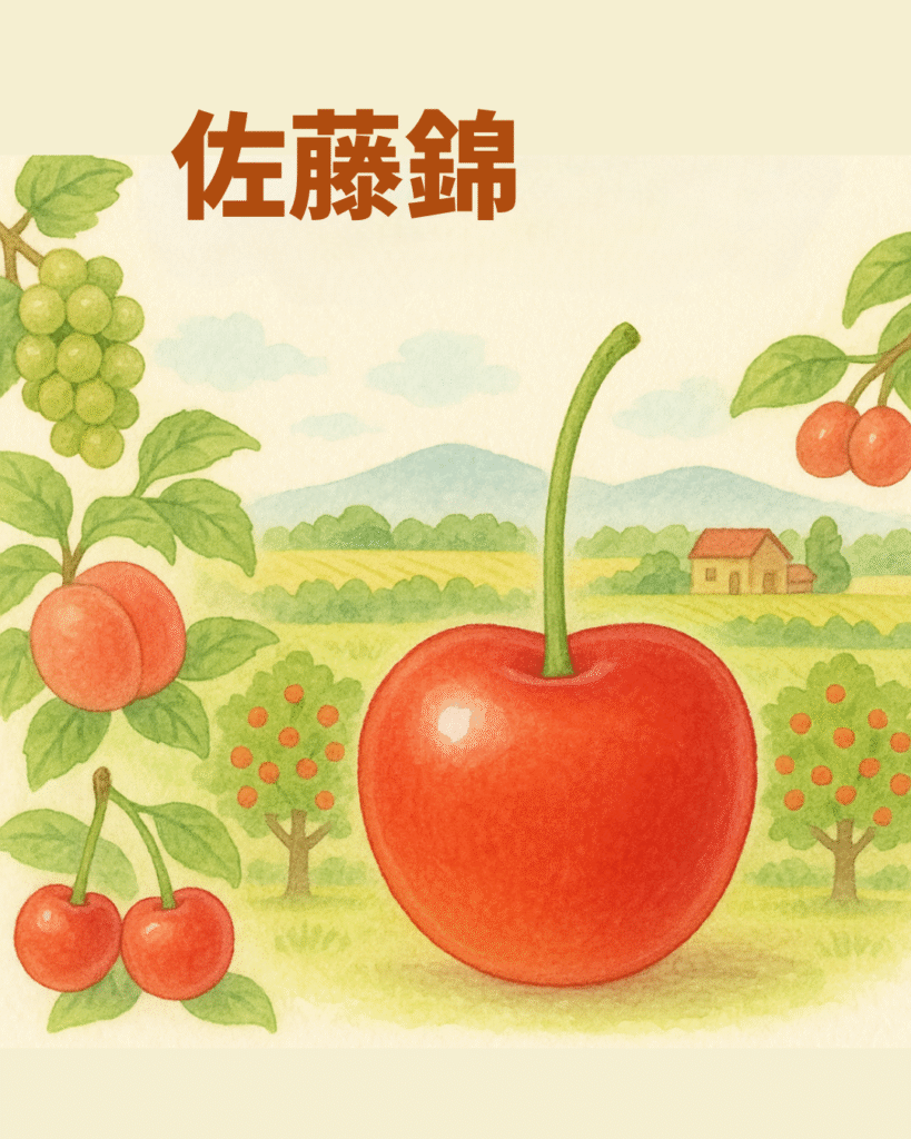 佐藤錦のイラスト