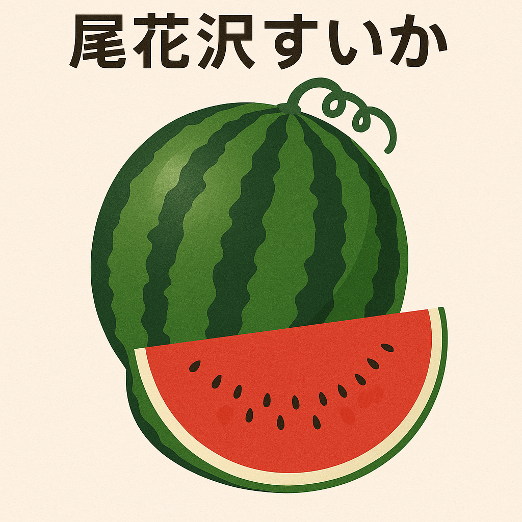 尾花沢すいかのイラスト